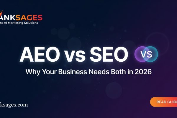 AEO vs SEO comparison guide showing why businesses need both Answer Engine Optimization and Search Engine Optimization in 2026