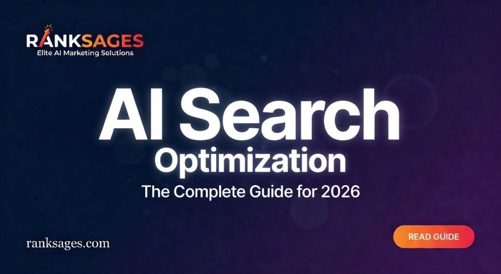 AI Search Optimization complete guide for 2026 covering the 5-pillar framework for ranking in Google, ChatGPT, Perplexity, and AI Overviews