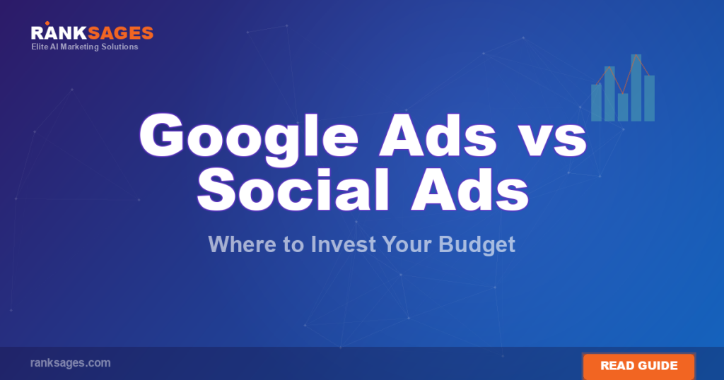 Google Ads vs Social Ads comparison guide - where to invest your marketing budget for maximum ROI