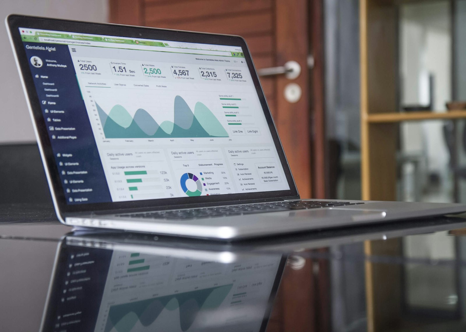 Marketing analyst comparing paid and organic channel performance