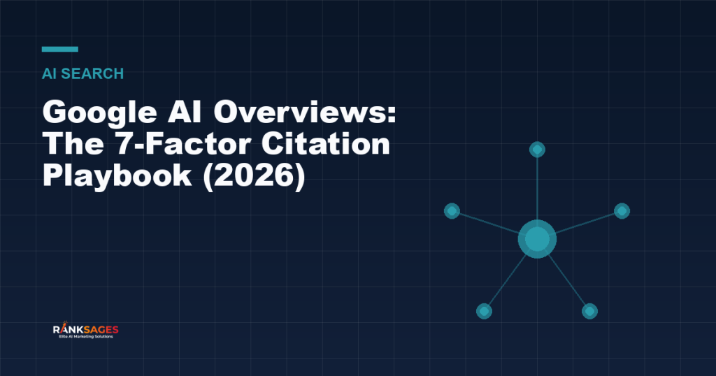 Google AI Overviews: The 7-Factor Citation Playbook (2026)