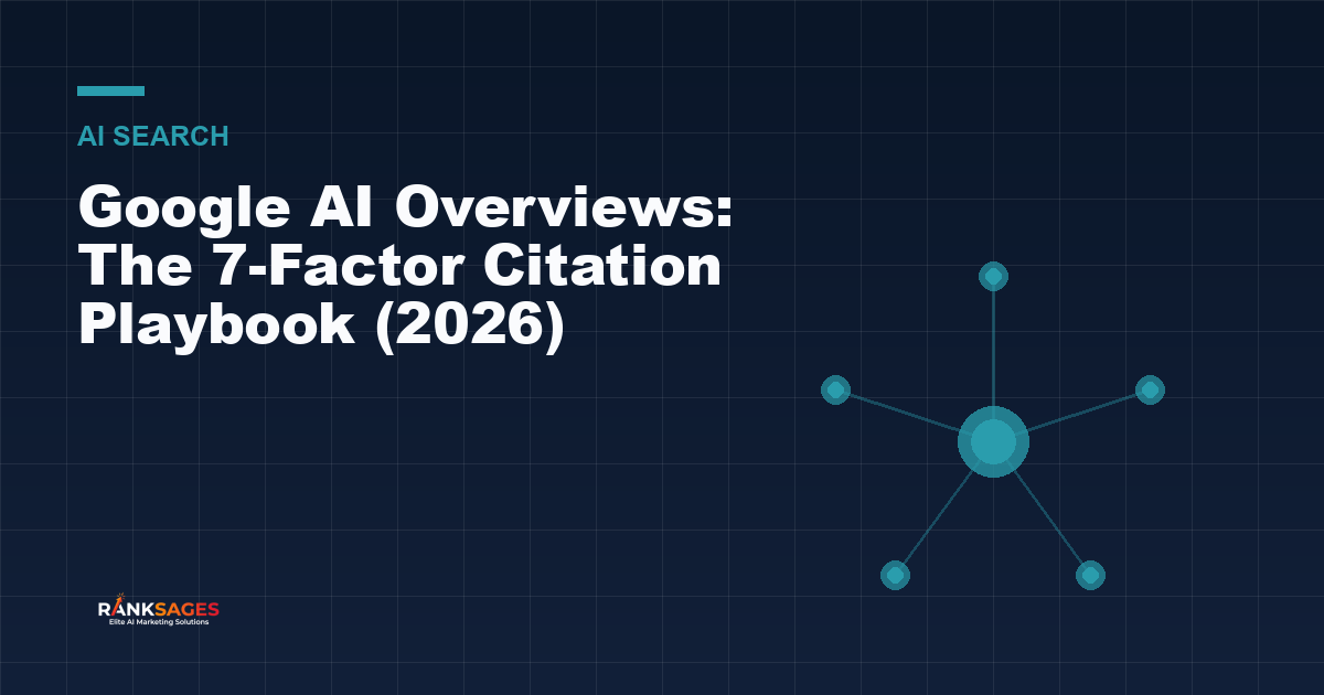 Google AI Overviews: The 7-Factor Citation Playbook (2026)