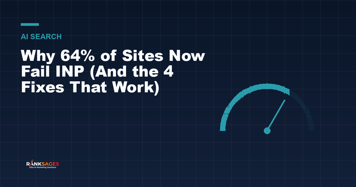 How to Fix INP: A 4-Step Framework for Under 200ms