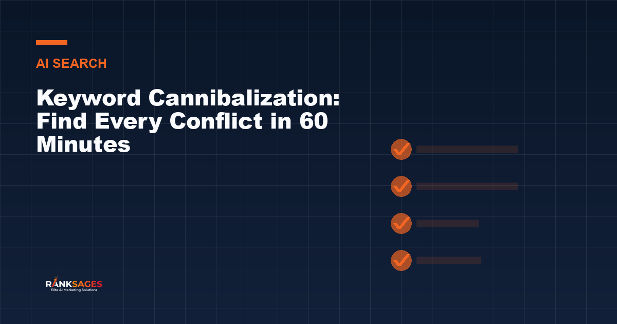 Keyword Cannibalization: Find Every Conflict in 60 Minutes