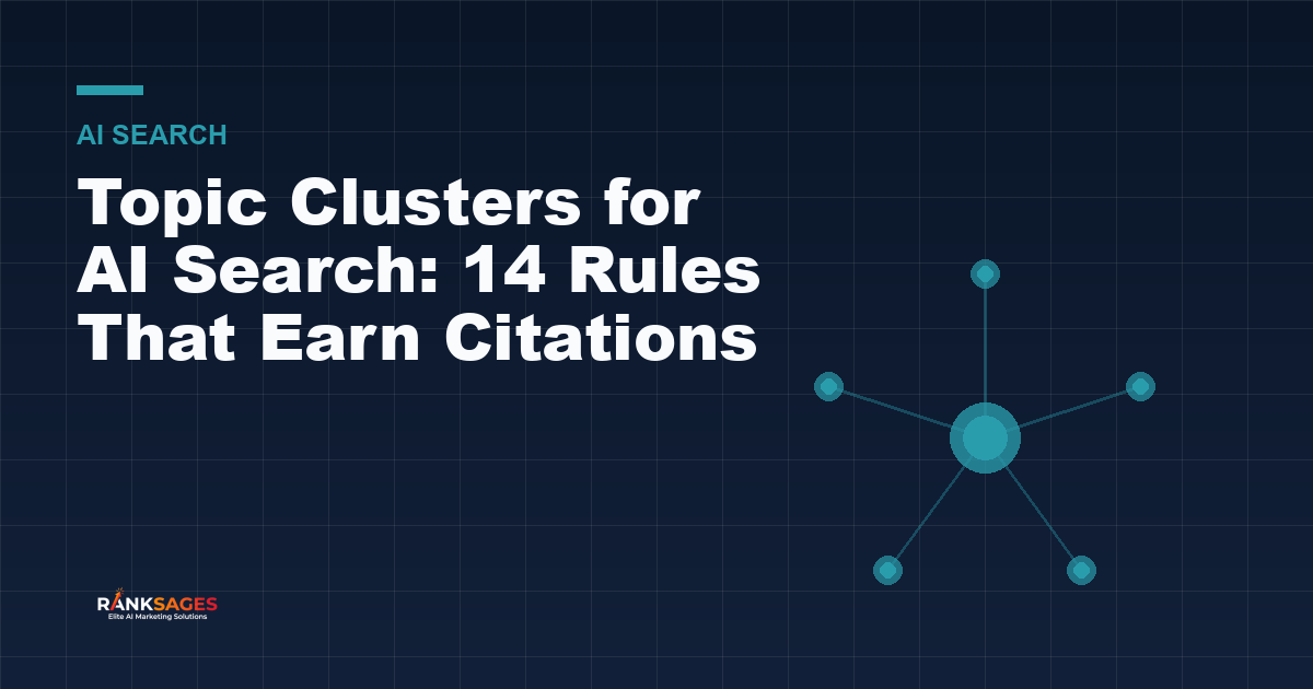 Topic Clusters for AI Search: 14 Rules That Earn Citations