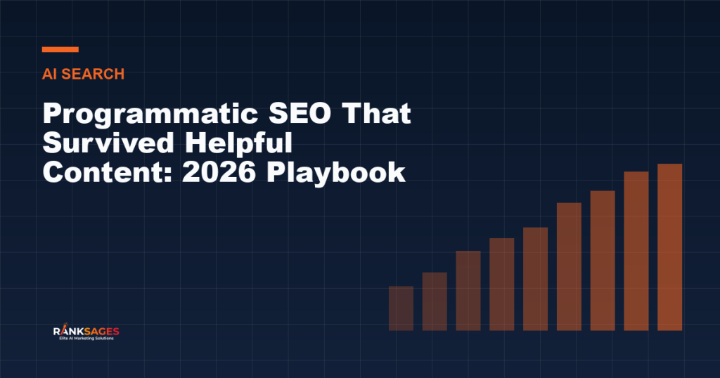 Programmatic SEO That Survived Helpful Content: 2026 Playbook
